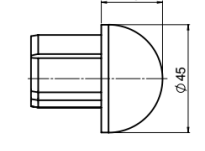 Zakończenie kuliste poręczy - 2
