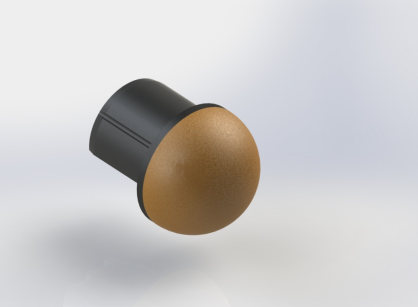 Zakończenie kuliste poręczy