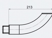 Zakończenie nierdzewne do ściany - 2